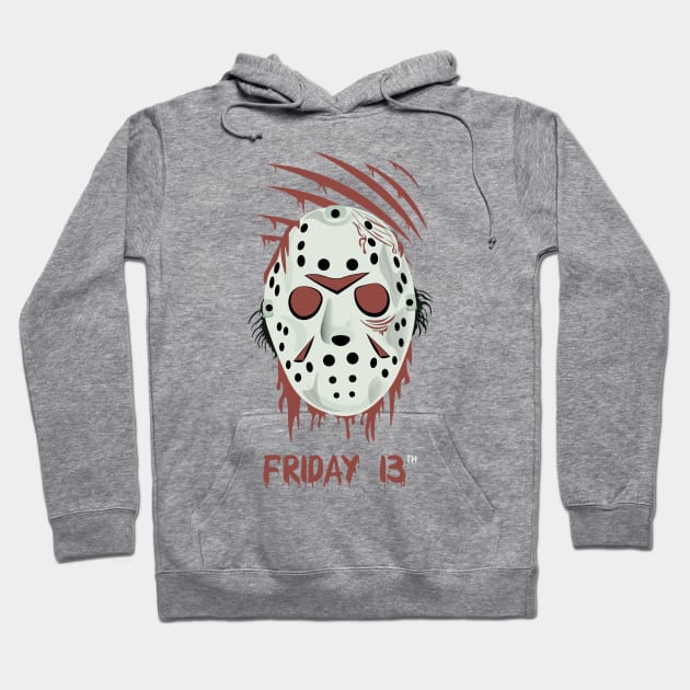 Friday 13th Hoodie by Twisted By Art